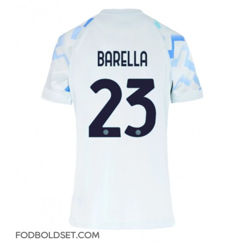 Inter Milan Nicolo Barella #23 Udebanetrøje Dame 2025-26 Kortærmet